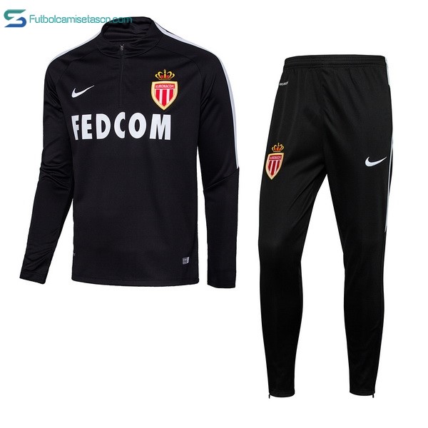 Chandal AS Monaco 2017/18 Negro